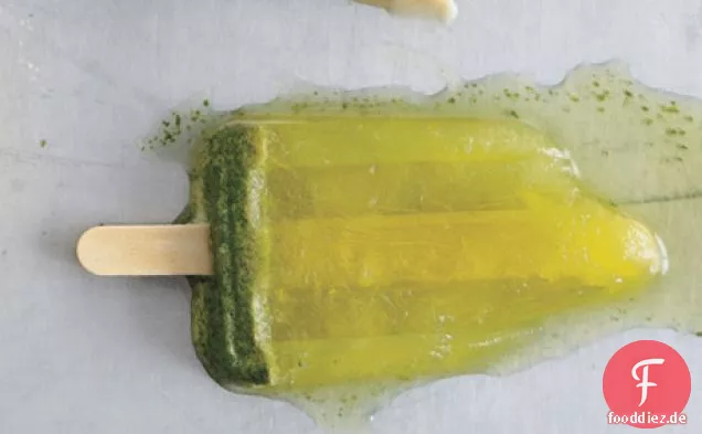 Minze Caipirinha Eis Pops