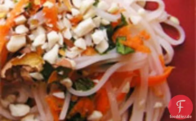 Abendessen heute Abend: Vietnamesischer Reisnudelsalat