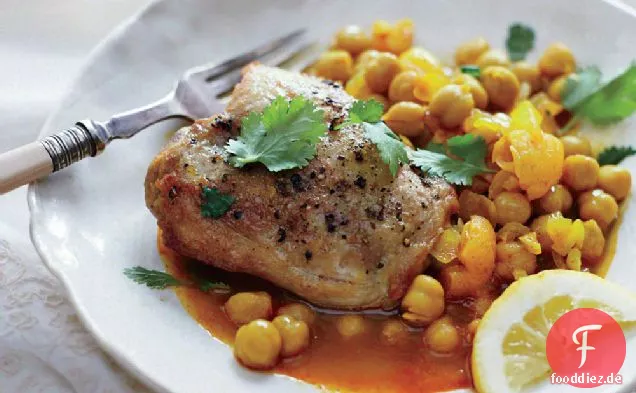 Huhn und Kichererbse Tajine