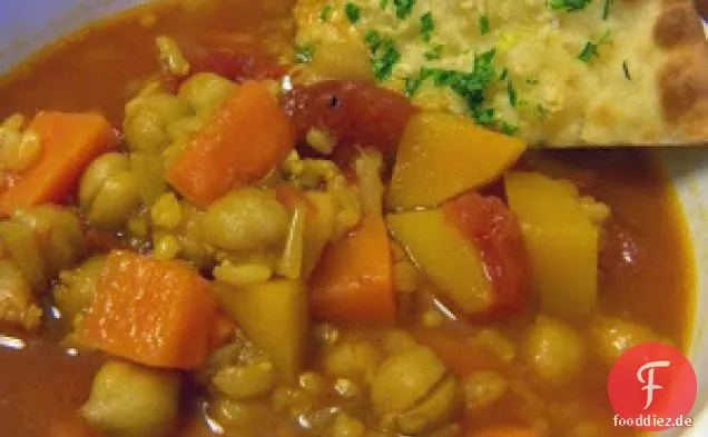 Marokkanischer Kichererbseneintopf (vegan)