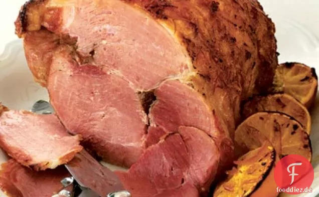 Glasierter Gammon mit Petersilie & Apfelweinsauce