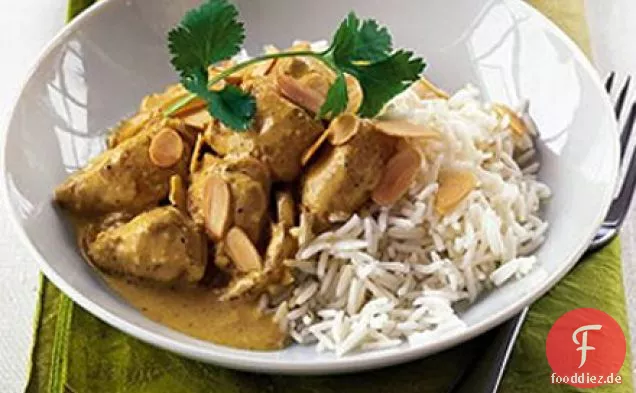 Leichtes Huhn Korma
