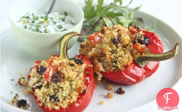 Gremolata couscous - -gefüllte Paprikaschoten