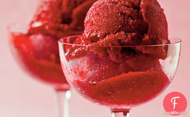 Himbeer-Ingwer-Sorbet