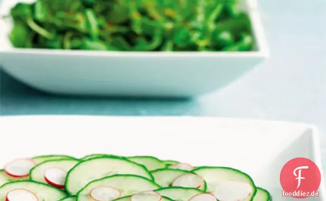 Chili, grüner Salat