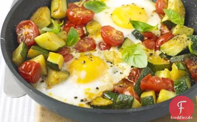 One-pan-Sommer Eier