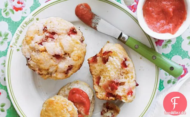 Schokoladen-Erdbeer-Limonade-Muffins