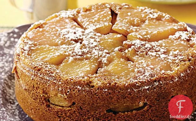 Birne Upside-Down-Kuchen