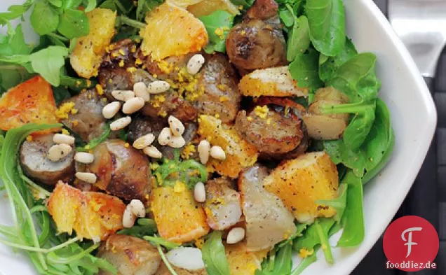 Topinambur, Orange und Rucola