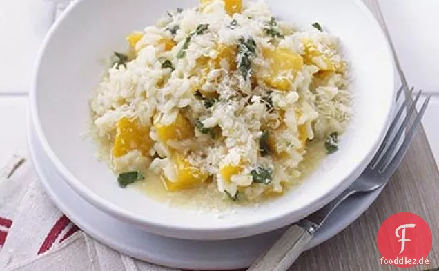 Mikrowelle butternut squash risotto