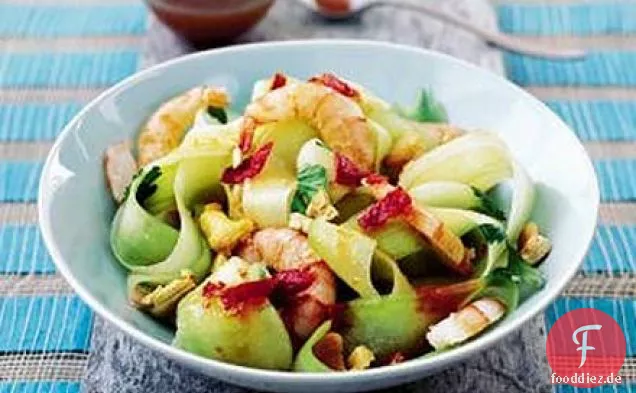 Garnelen & Gurkensalat