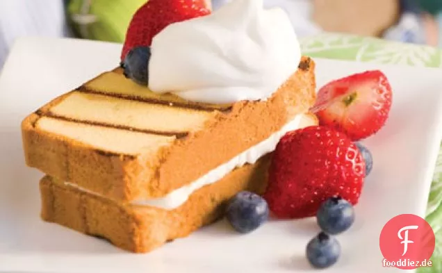 Creme Gefüllte, Gegrillte Pfund-Kuchen
