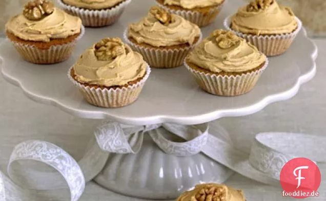 Kaffeecreme & Walnuss Cupcakes