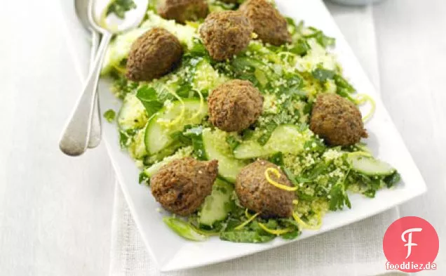 Falafel Tabouleh mit Zitronenjoghurt