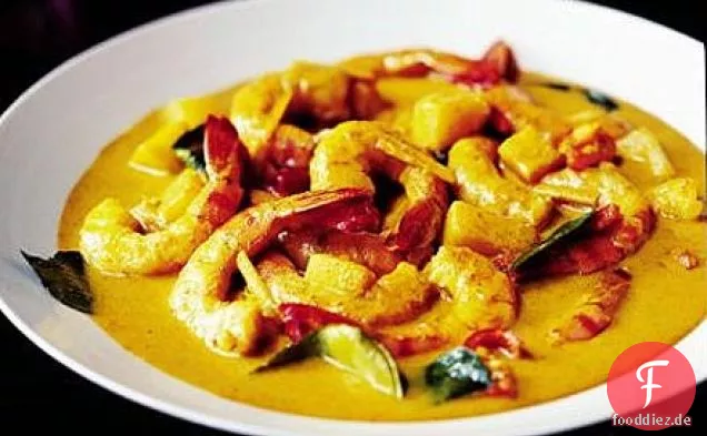 Sweet & hot Garnelen & Ananas Curry