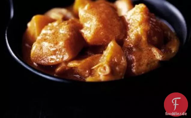 Einfache squash & lime curry-Gurke
