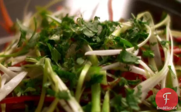 Heiß-saurer zerkleinerter Salat