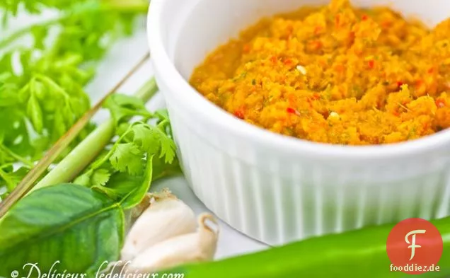 Thailändische grüne Currypaste