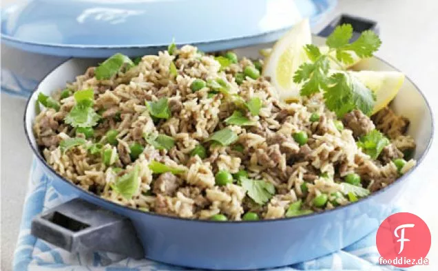 Gewürztes Lamm & Kokosnuss Pilaw