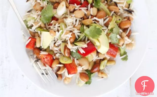 Mexikanischer Reis & Bohnensalat
