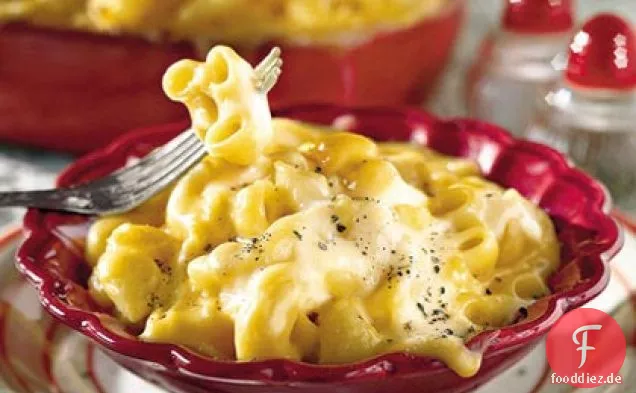 Goldene Makkaroni und Käse