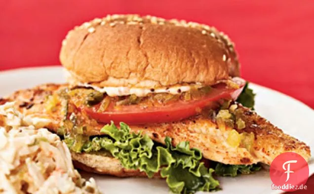 Wels Sandwiches mit kreolischer Mayonnaise