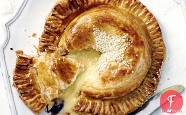Gebackene Camembert-Torte zum Teilen