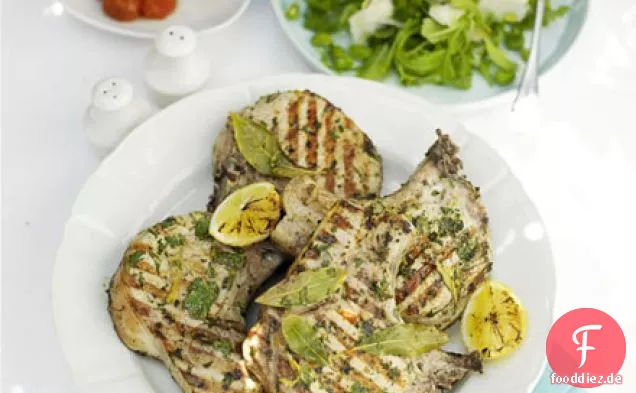 Kraut & Zitrone Schweinekoteletts