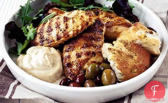 Griddled Huhn mit Zitrone & Thymian
