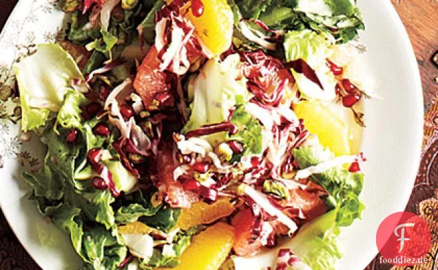 Winter Zitrus, Escarole und Endiviensalat