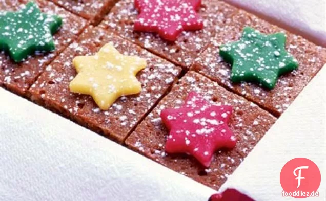 Starry toffee-Kuchen Quadrate