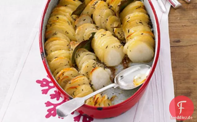Hasselback Kartoffelgratin