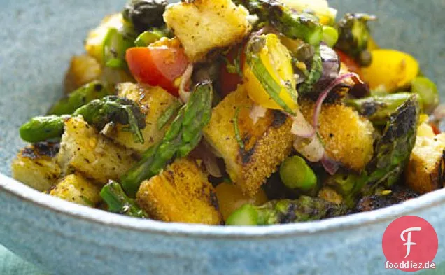 Gegrillter-Spargel-Panzanella