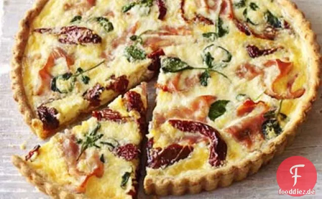 Schinken, Tomaten & Brunnenkresse Torte