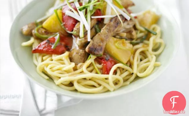 Sweet & sour Schweinefleisch Stir-fry