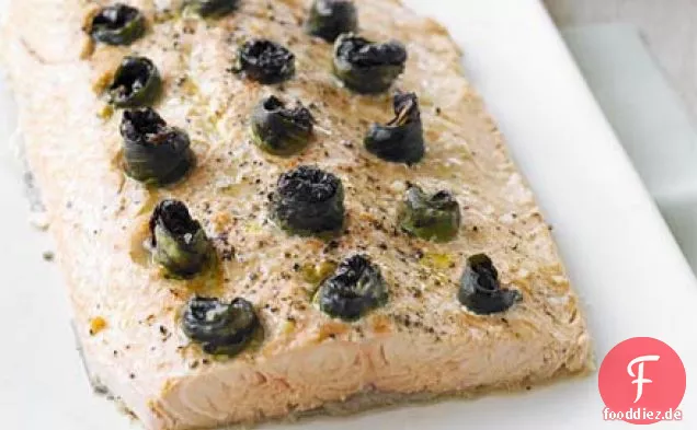 Mediterranes Lachsfilet