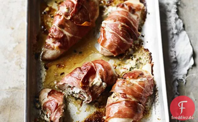 Huhn gefüllt mit Ziegenkäse & Estragon