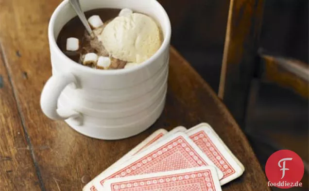 Heiße Schokolade Milchshakes