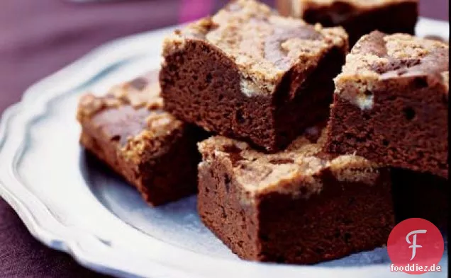 Mexikanische Schokolade Streusel-Brownies