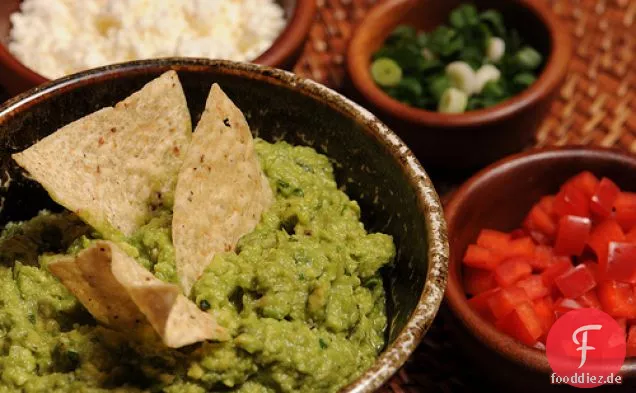 Geröstete Knoblauch-Guacamole