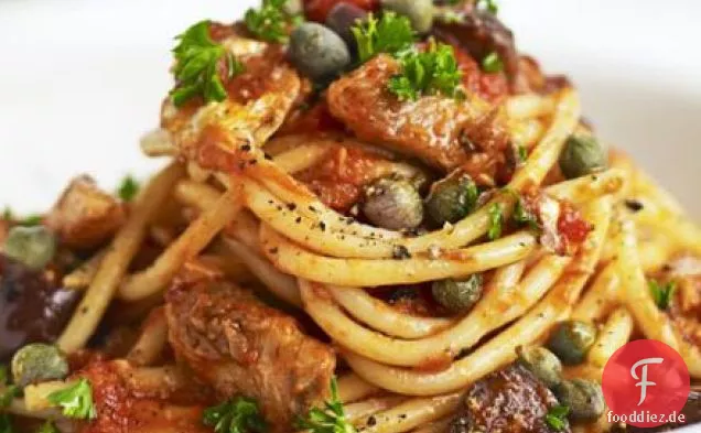 Spaghetti mit Sardinen
