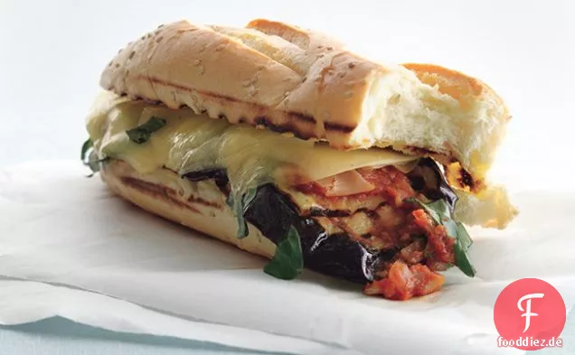 Gegrillte Auberginen Parmigiana Heros