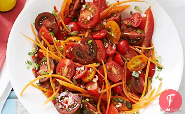 Spätsommer Tomaten & Karottensalat
