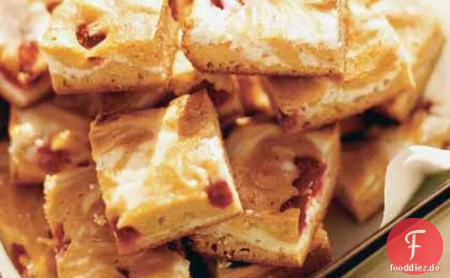 Himbeer-Käsekuchen-Riegel