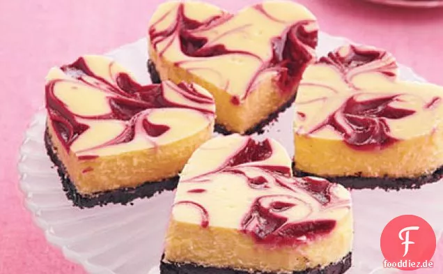 Himbeer-Weiße Schokolade Käsekuchen Bars