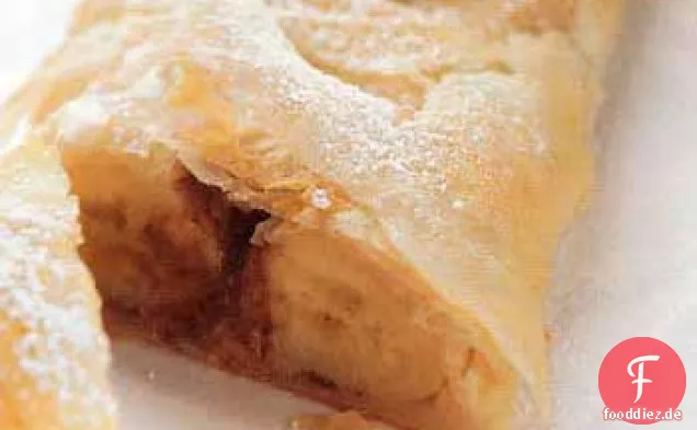 Bananen-Schokoladen-Strudel