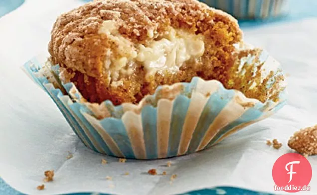 Kürbis-Frischkäse-Streusel-Muffins