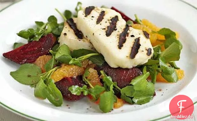 Griddled Halloumi mit Rote Beete & Orange