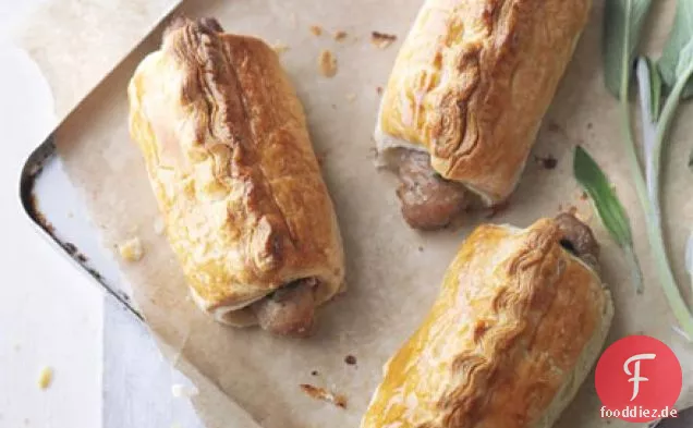 Schweinefleisch & Salbei Wurstbrötchen
