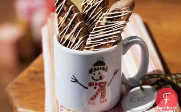 Weiße Schokolade-Cashew-Kaffee-Biscotti